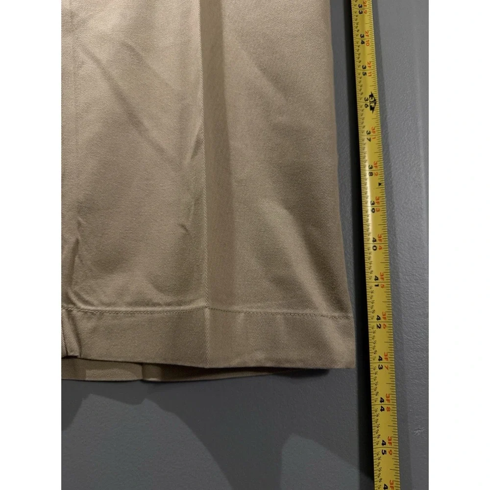 Vintage Polo Ralph Lauren Andrew Pant Men's 40x30 (38x30) Pleated‎ Chino Tan